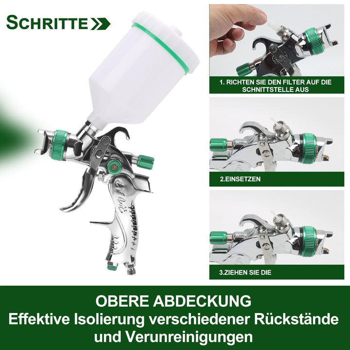 HVLP Spray Gun Spray Gun Set with Stainless Steel Nozzle | Kalsten
