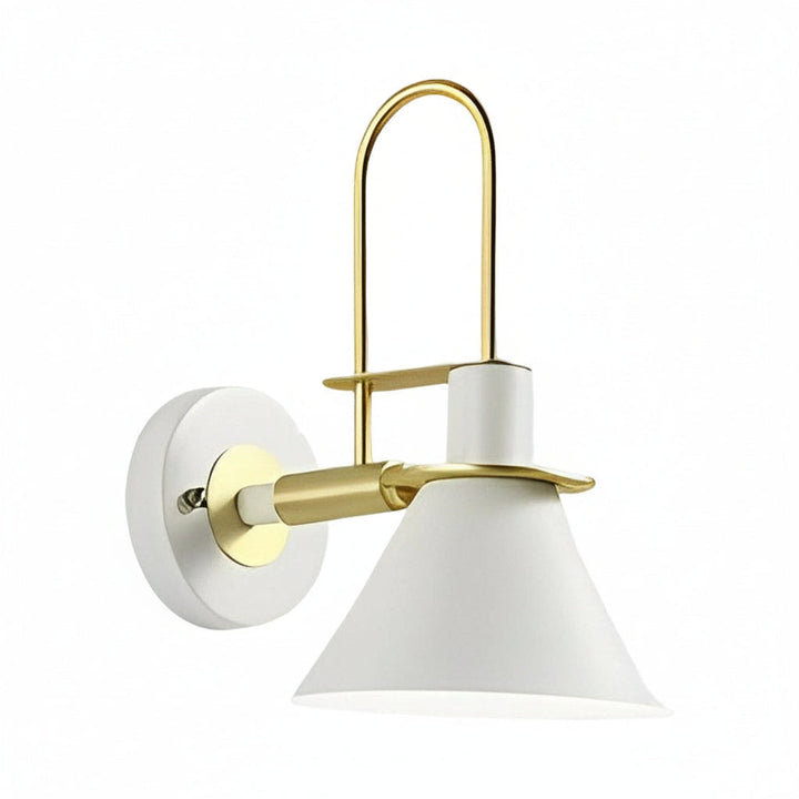 LED Wall Sconce Light – Modern Nordic Horn Iron Brass (37x20cm / 14.5x7.8in) | Kalsten