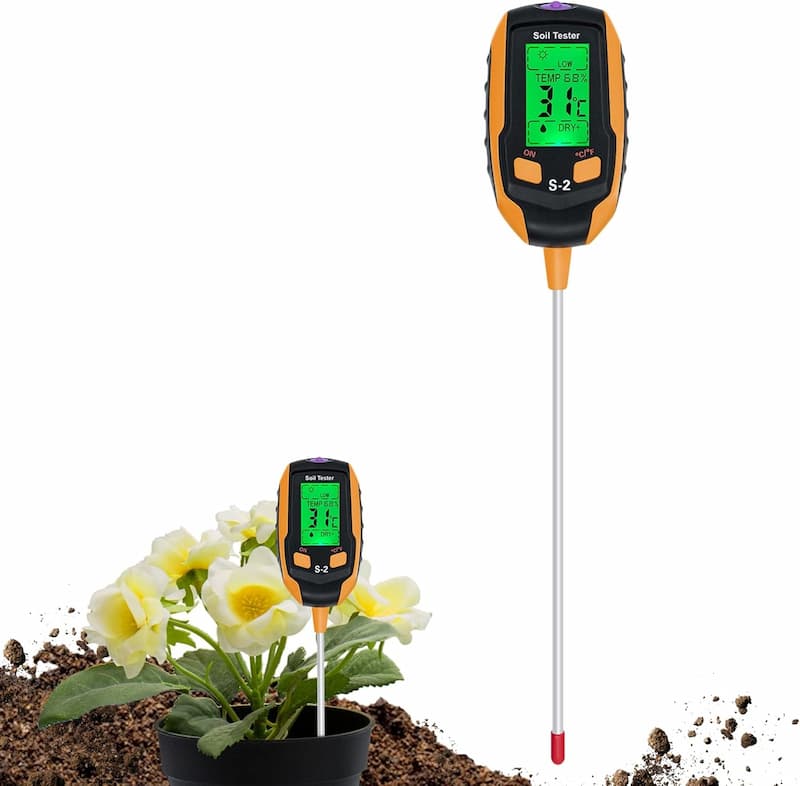 SmartGrow™ 4-in-1 Soil Meter for Plants | Kalsten