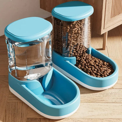 Skanto | Large Capacity Dog Food Dispenser and Bowl - 3.8L Pet Feeder