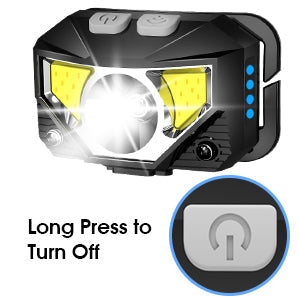 BowLift | LED Headlamp | Rechargeable, Waterproof, Motion Sensor | 2-pack