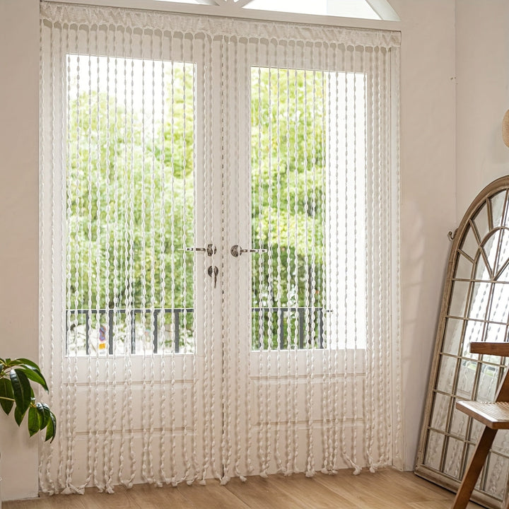 BohoDream Bed Canopy with Beads for Bedroom or Play Corner | Kalsten