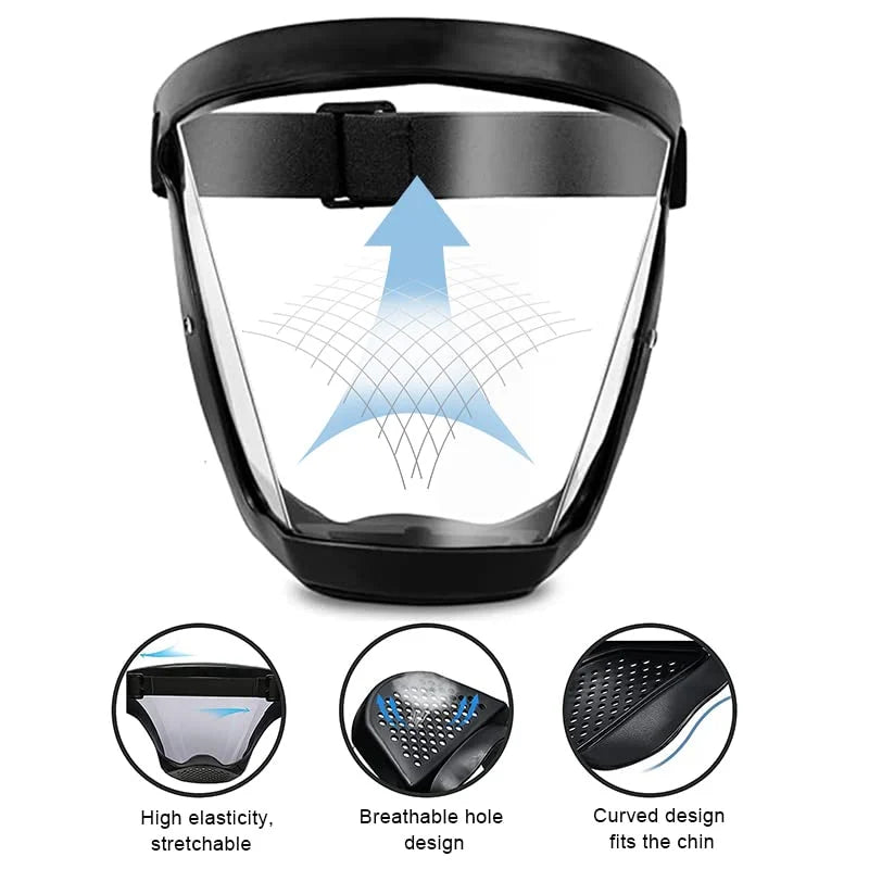 Face shield mask transparent – occupational safety | Kalsten