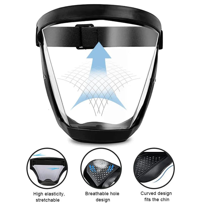 Face shield mask transparent – occupational safety | Kalsten