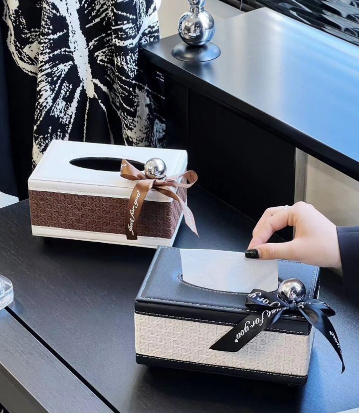 Kalsten | Modèra Premium Leatherite Tissue Case | Stylish and durable tissue organizer for modern spaces