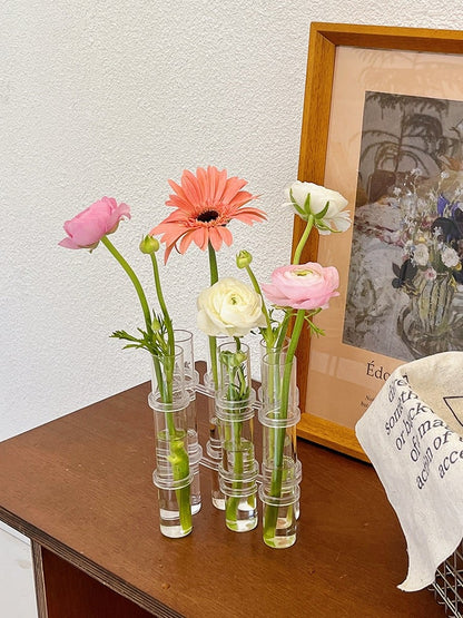 BowLift | Flexible Flower Vases with Hinges | Modern Glass Tube Vase