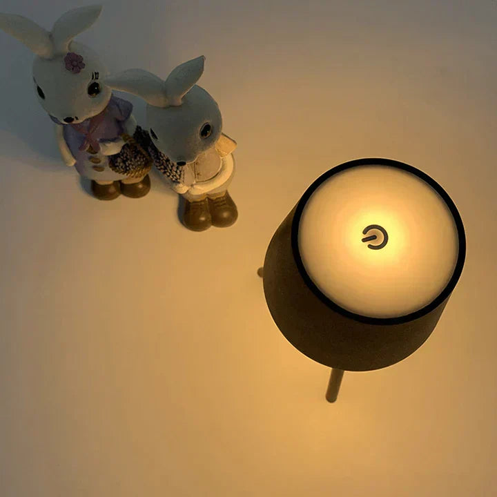 Nordic tripod table lamp - Stylish wireless LED night light Kalsten