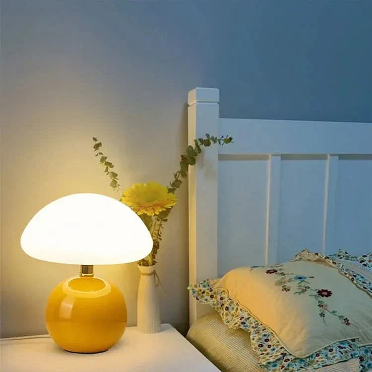 Blush Cloud Ceramic LED Table Lamp | Kalsten