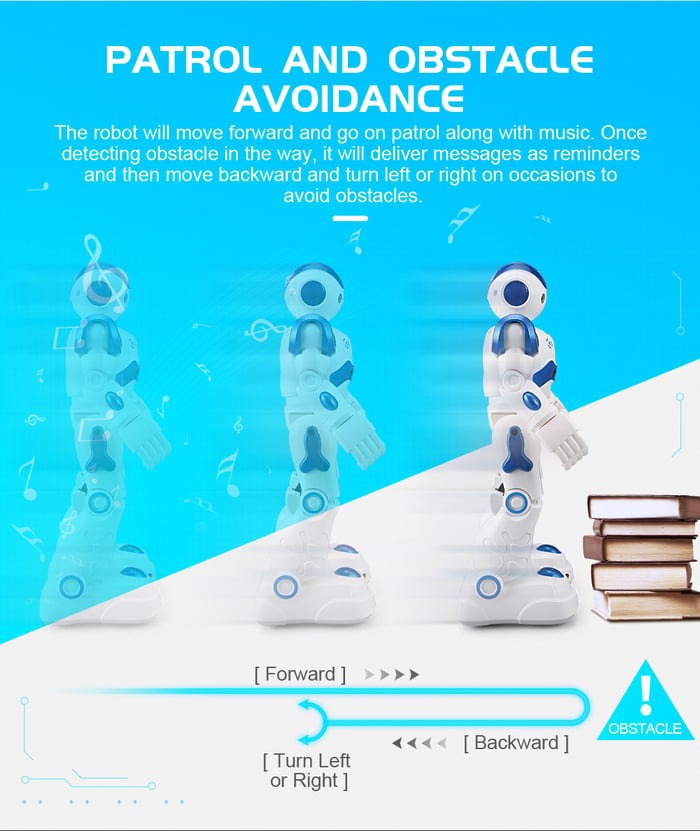 Kalsten | Kids Learning Robot | Intelligent Toy with Gesture Control | Music, Dance & Programming | Gift for Christmas & Birthday