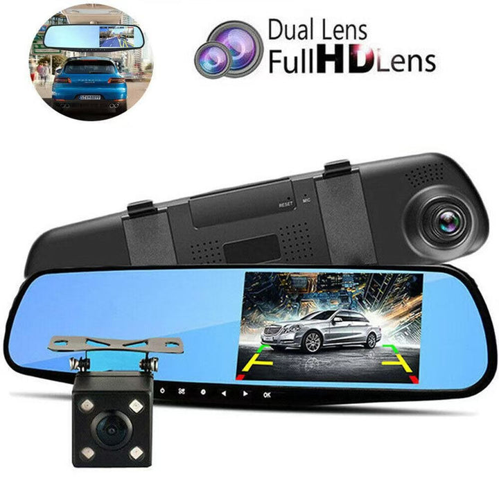 Kalsten | Front and Rear Dual Recording HD Night Vision Dash Cam