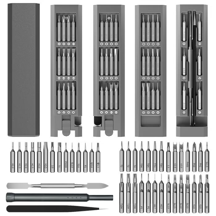 PowerGlide 40-in-1 Mini Electric Screwdriver — Perfect control for flawless, stress-free repairs | Kalsten
