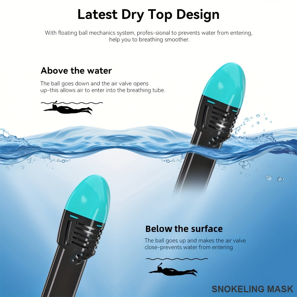 Full-face snorkel mask with 180° visibility | Kalsten