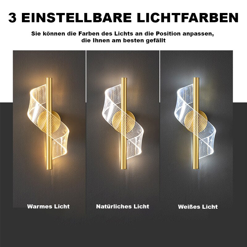 Luxury Glass Wall Lamp with Candle Holder | Kalsten
