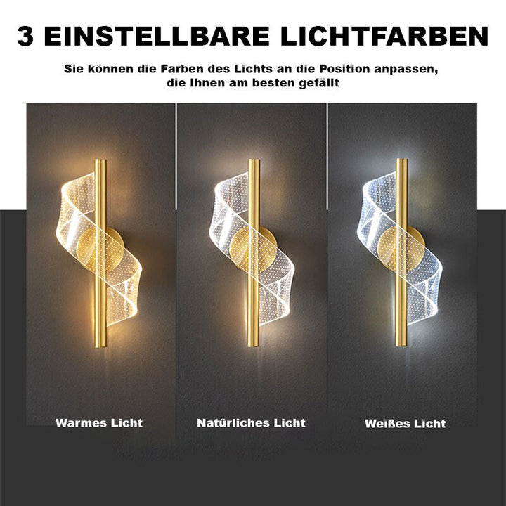 Luxury Glass Wall Lamp with Candle Holder | Kalsten