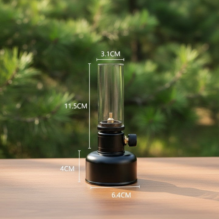 Mini Gas Flame Torch Table Lamp | Kalsten