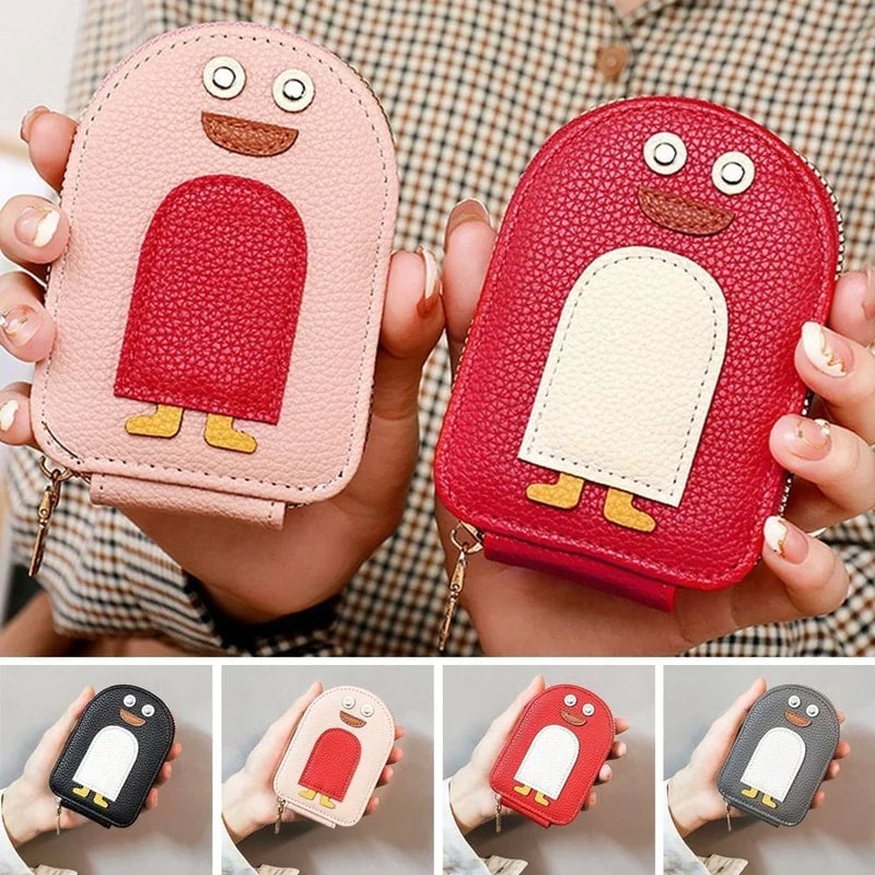 Kalsten | Cute Penguins PU Credit Card Coin Wallet