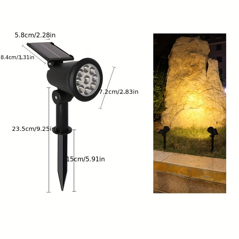 SolarLuxe Spotlight - Sustainable 9LED Garden Lighting | Kalsten