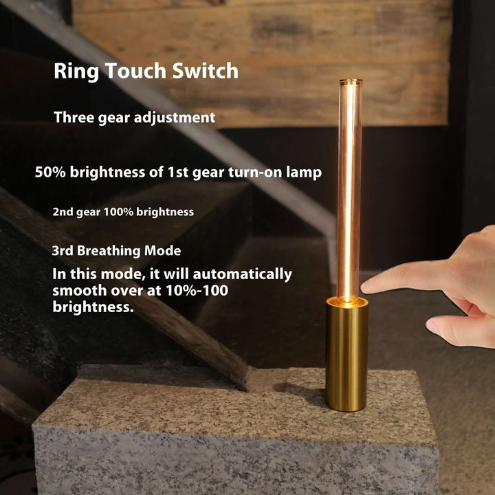Simple Breathing Ambience Light Rechargeable Bedroom Small Night Lamp Creative Atmosphere Light Home Decoration | Kalsten