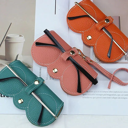 ShadeShield Soft Leather Sunglasses Case