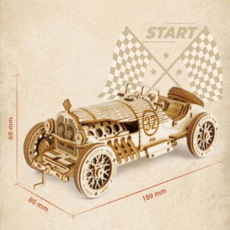 Kalsten | Super Wooden Mechanical Model Puzzle Set