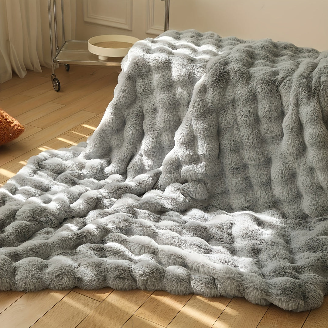 Elegant Rabbit Fleece Blanket - Luxury and Durable Kalsten
