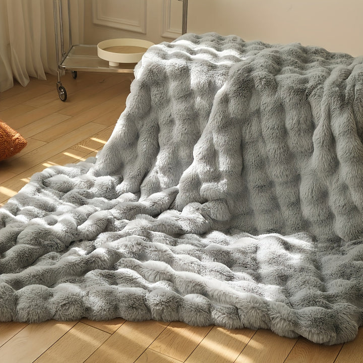 Elegant Rabbit Fleece Blanket - Luxury and Durable Kalsten