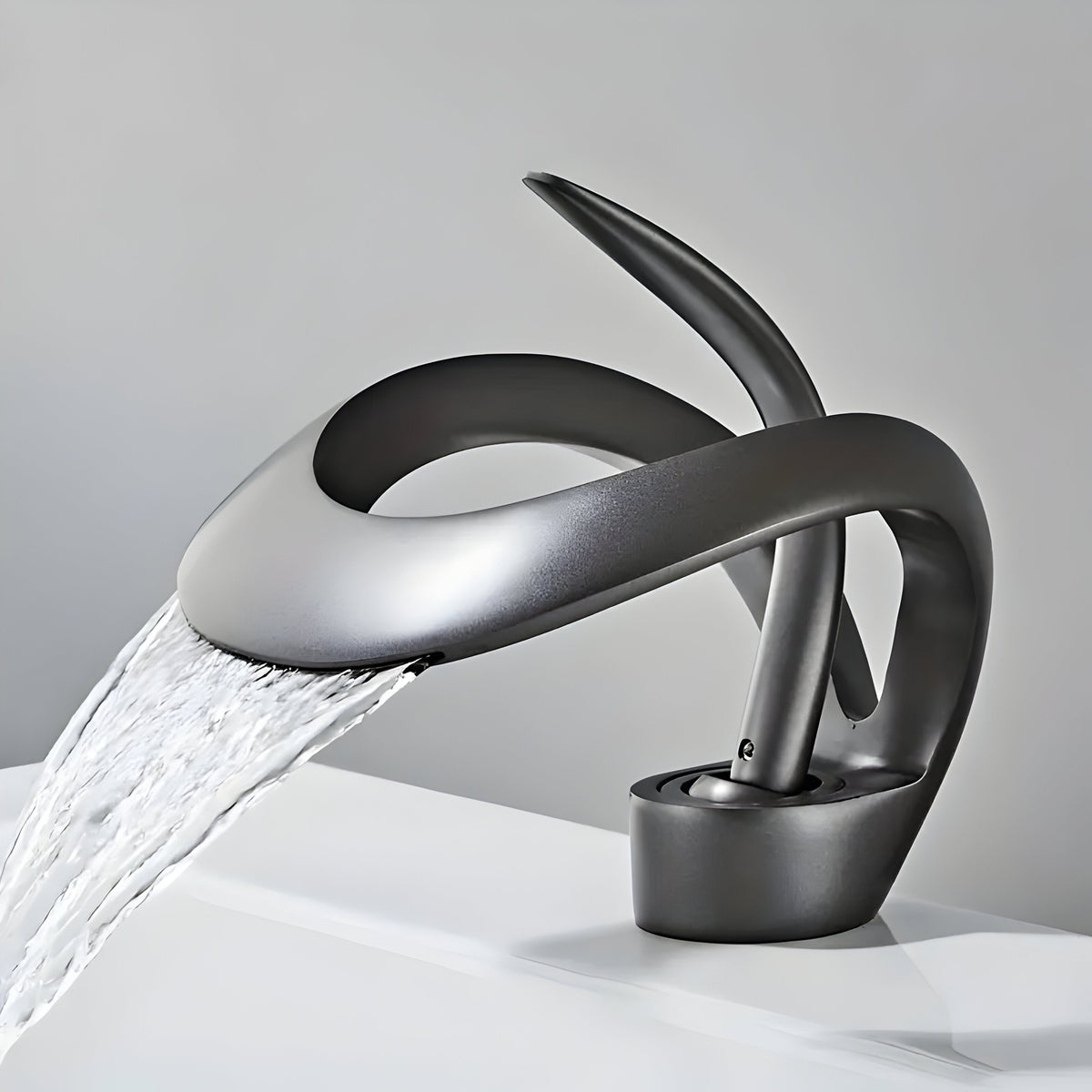 BowLift | AquaGleam – Minimalist Bathroom Basin Tap