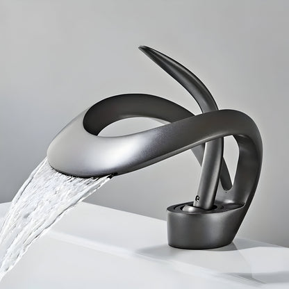 BowLift | AquaGleam – Minimalist Bathroom Basin Tap