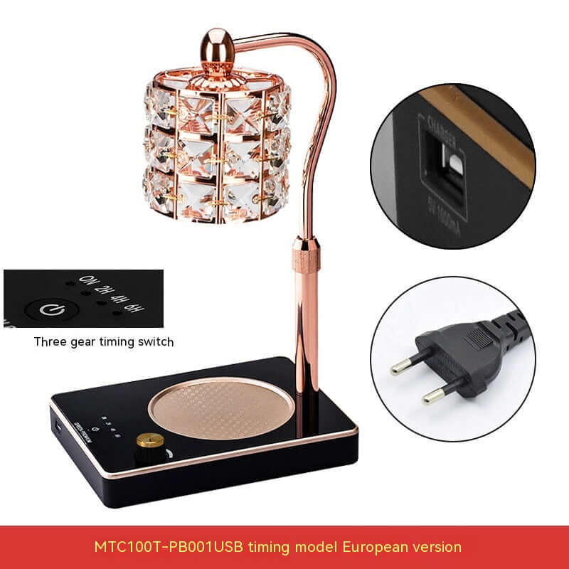 Korean-style Aromatherapy Wax Melting Lamp Adjustable Up And Down | Kalsten