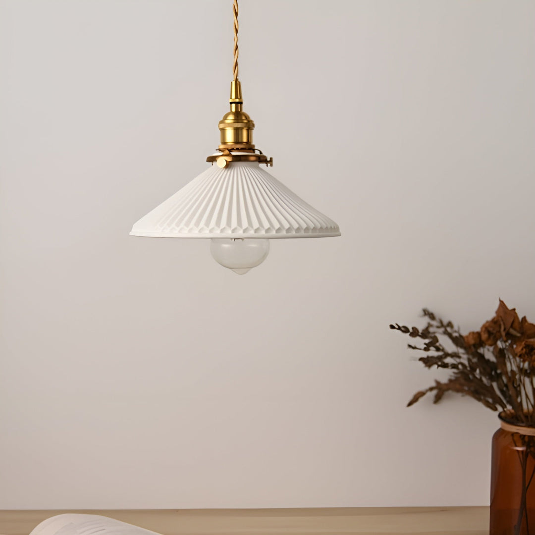 AmberZen Light – Vintage Ceramic Glass Pendant Light | Kalsten