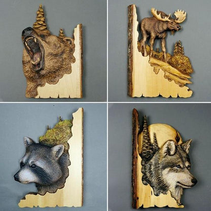 Frendorf | Animal Carving Craft Wall Decoration