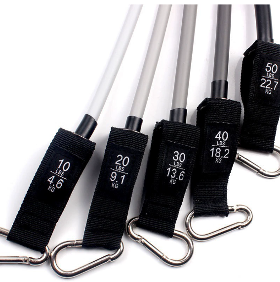 Kalsten | resistance band set for full body training & rehab with handles, ankle strap & door anchor