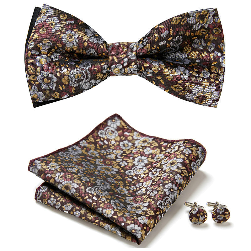 Three-piece set with stylish bow ties Kalsten