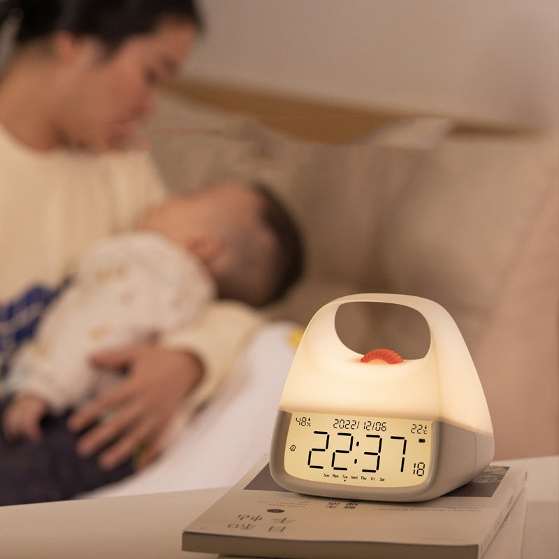 BROOKE Night Lamp Alarm Clock - Portable alarm clock with soft LED light | Kalsten