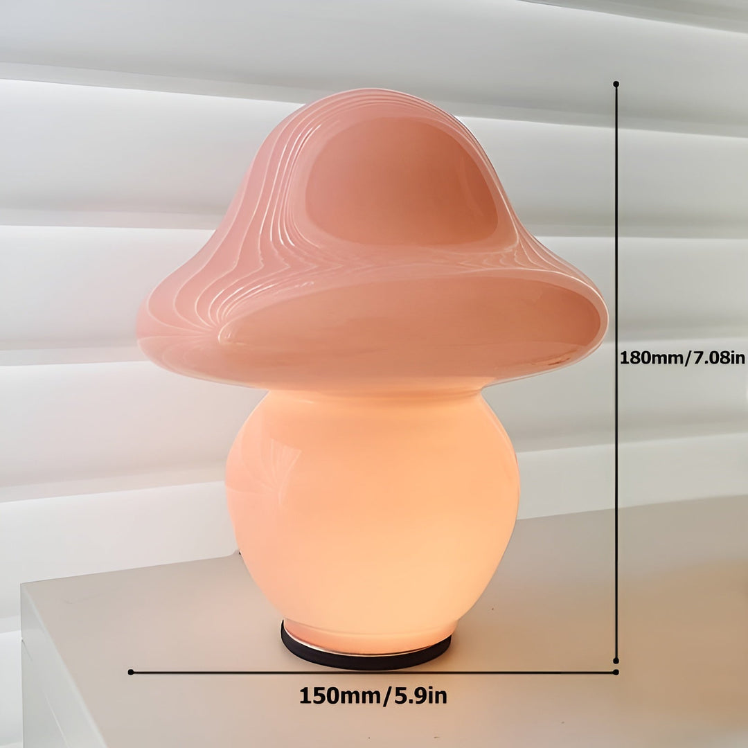 MushroomDream Lamp – Enchanting Glass Lighting with Mushroom Pattern Kalsten
