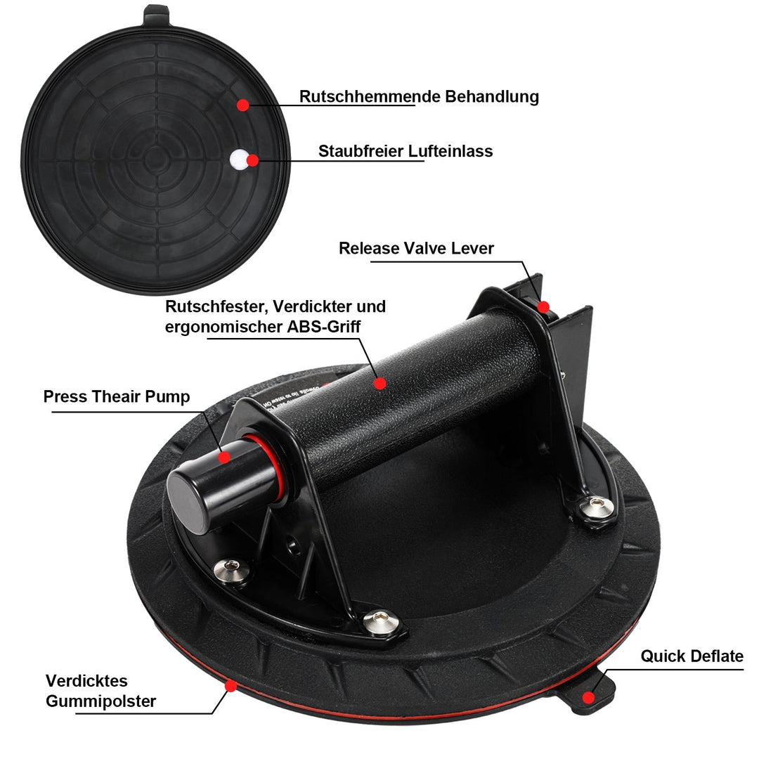 Suction cup holder 2 pieces max.100KG | Kalsten