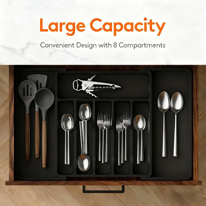 Extendable cutlery tray 33–57 cm | Kalsten