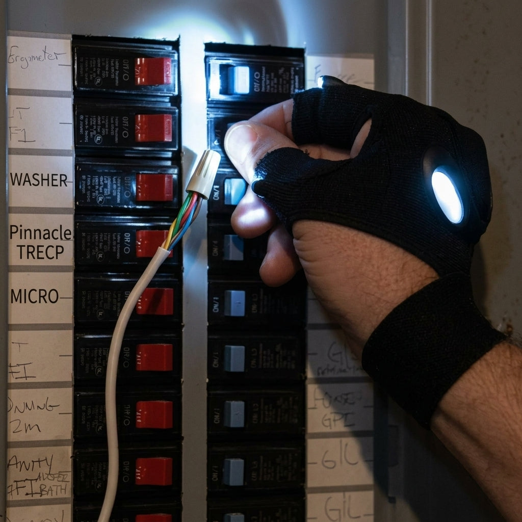 Fingerless Glove LED Flashlight | Kalsten