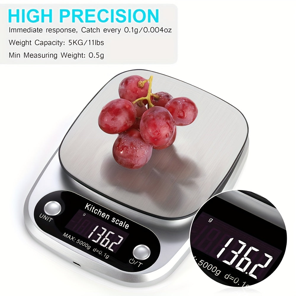 Digital kitchen scale stainless steel | Kalsten