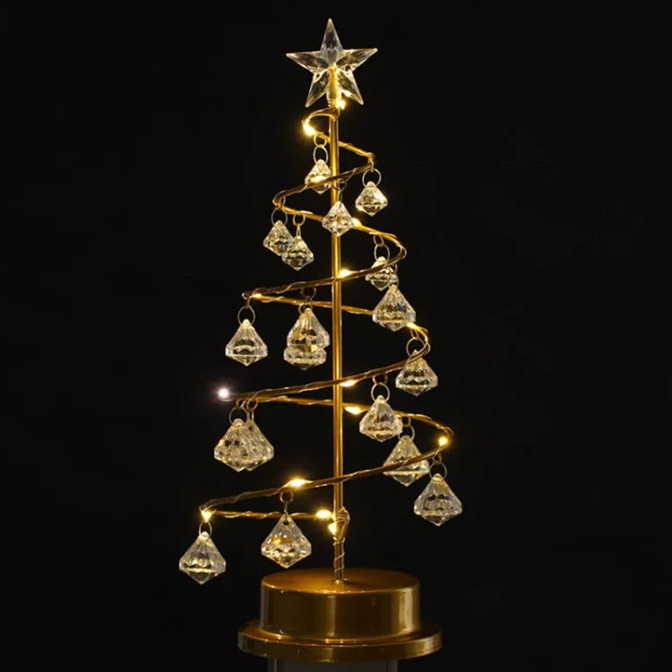 Christmas Table Lamp with LED Spiral Design | Kalsten