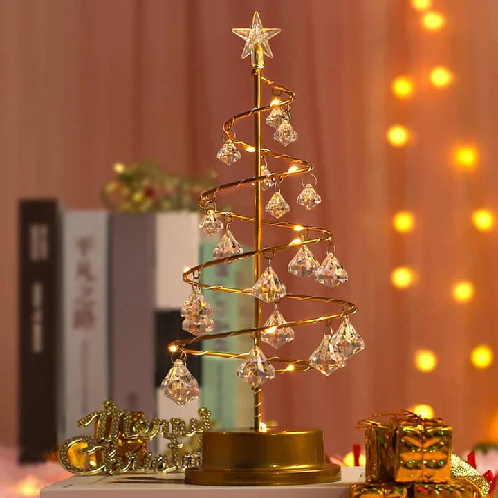 Christmas Table Lamp with LED Spiral Design | Kalsten