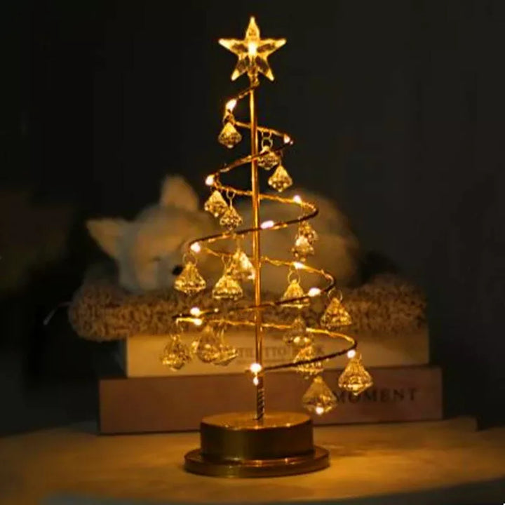 Christmas Table Lamp with LED Spiral Design | Kalsten