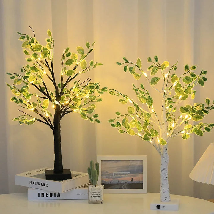 LED Tree Light with Green Leaves Kalsten
