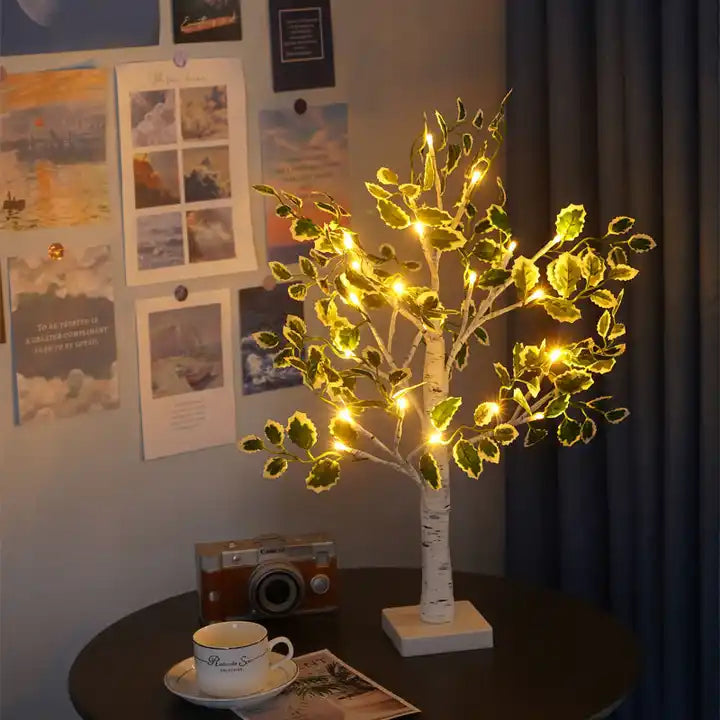LED Tree Light with Green Leaves Kalsten