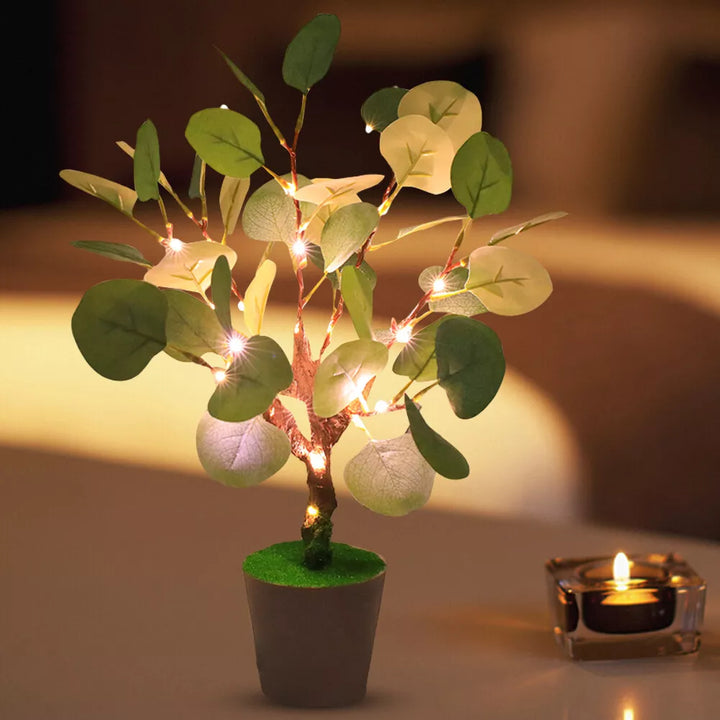 LED Faux Leaf Christmas Lamp Kalsten