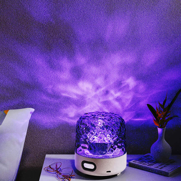 Bedroom Audio Water Ripple Ambience High-grade Starry Sky Projection Night Light | Kalsten