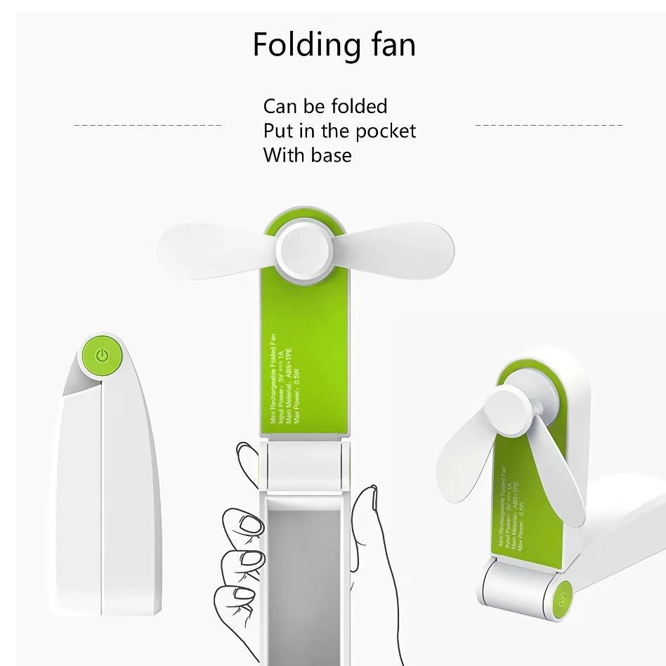 Compact Rechargeable Handheld Fan | Kalsten
