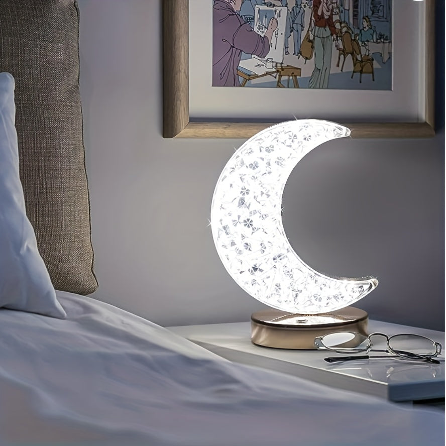 CrystalGlow Lamp - Dimmer Table Lamp with Touch Kalsten