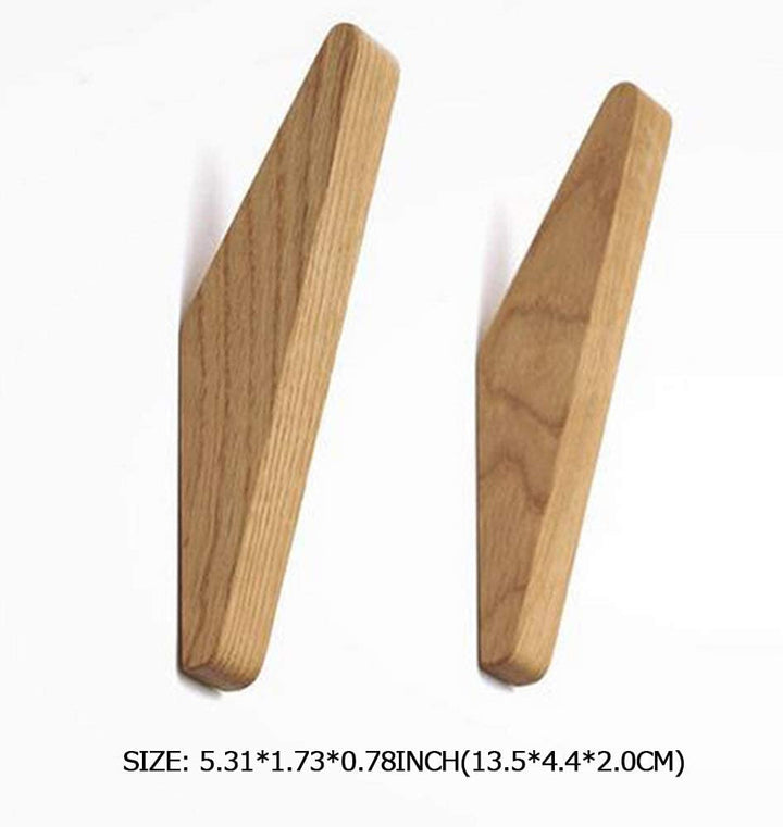 Nordhaak Wooden Hook Set (6 Minimalist Wall Hooks)