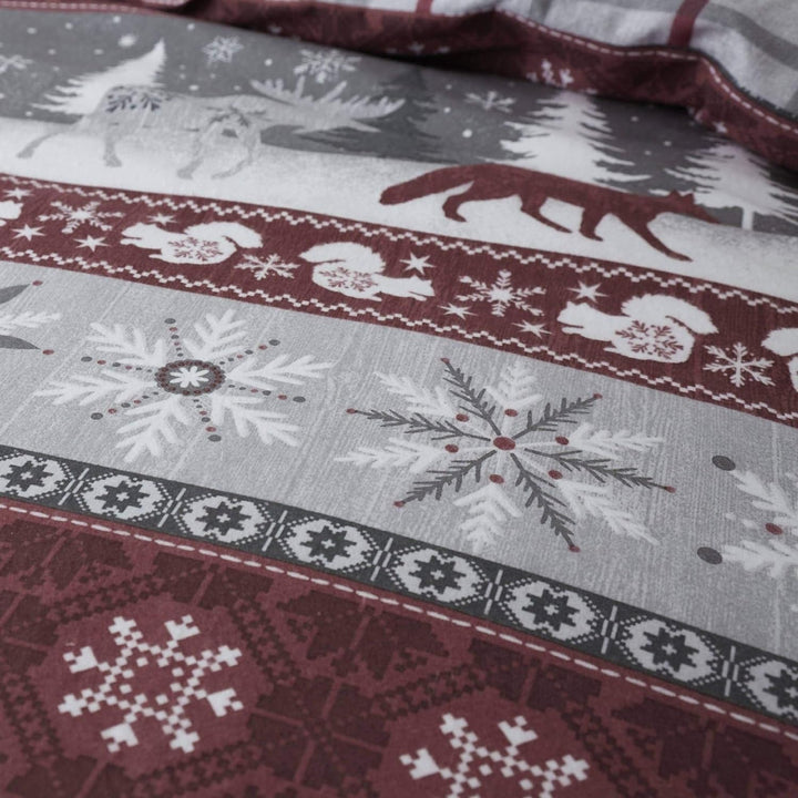 Nordic Christmas Bedding Set – Reversible Duvet Cover